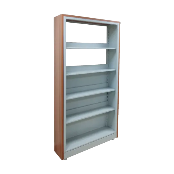 Single sided book rack