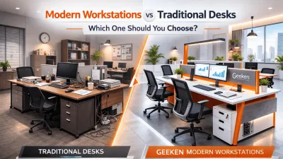 modern workstation vs traditional desk (1)
