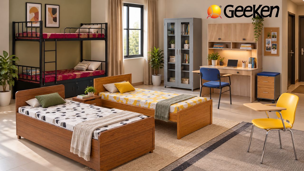 How to Furnish a 100-Room Hostel Beds, Study Tables, Chairs and Storage